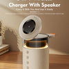 3-in-1 Magnetic Wireless Charging Station with Bluetooth Speaker