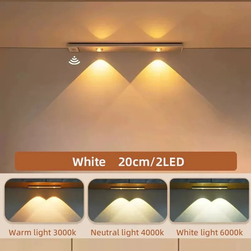 Lumières LED sous les armoires avec détecteur de mouvement