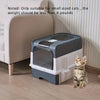 Enclosed Cat Litter Box with Drawer and Scoop