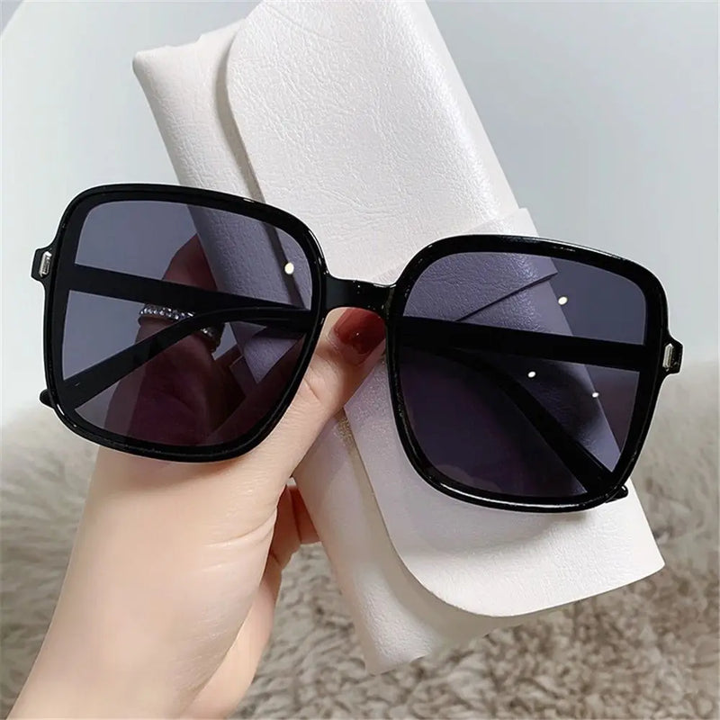 Oversized Quadratische Sonnenbrille mit UV400-Schutz