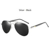 Classic Metal Pilot Sunglasses with Polarized Lenses
