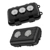 Black magnetic key hider box designed for under-car storage.