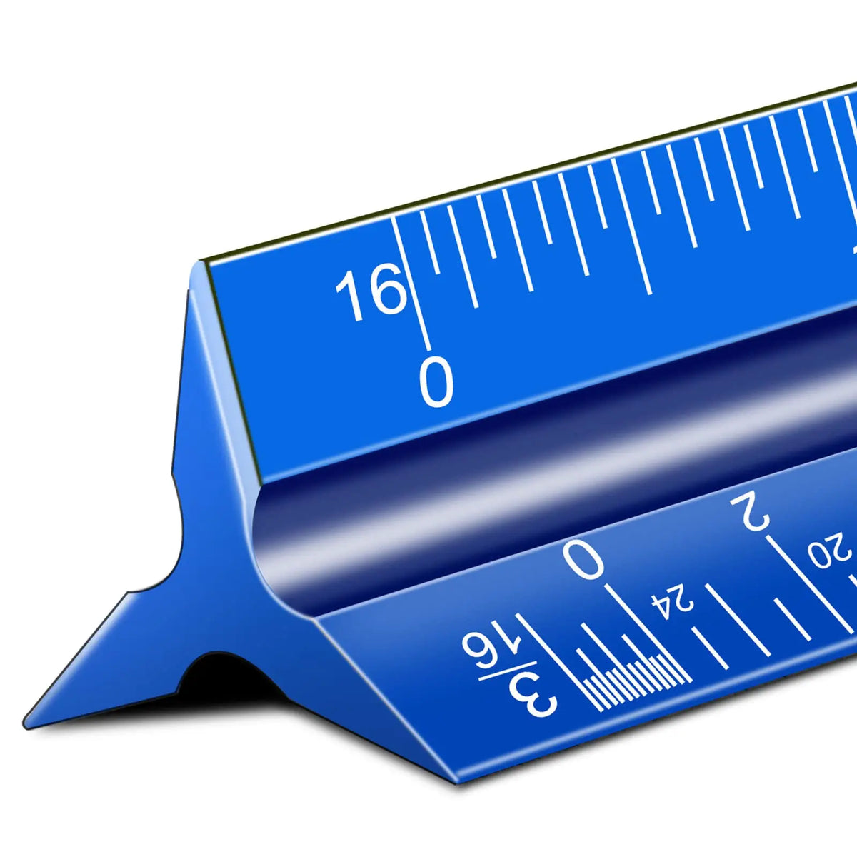 Professional 12-Inch Aluminum Architectural & Engineer Scale Ruler