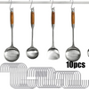 Stainless Steel S Hooks for Kitchen, Bathroom & Organizing