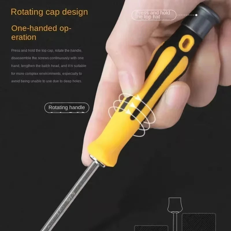 Precision Screwdriver Set with Magnetic Bits