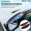 Carbon Fiber Style Car Mirror Rain Guards (Pair)