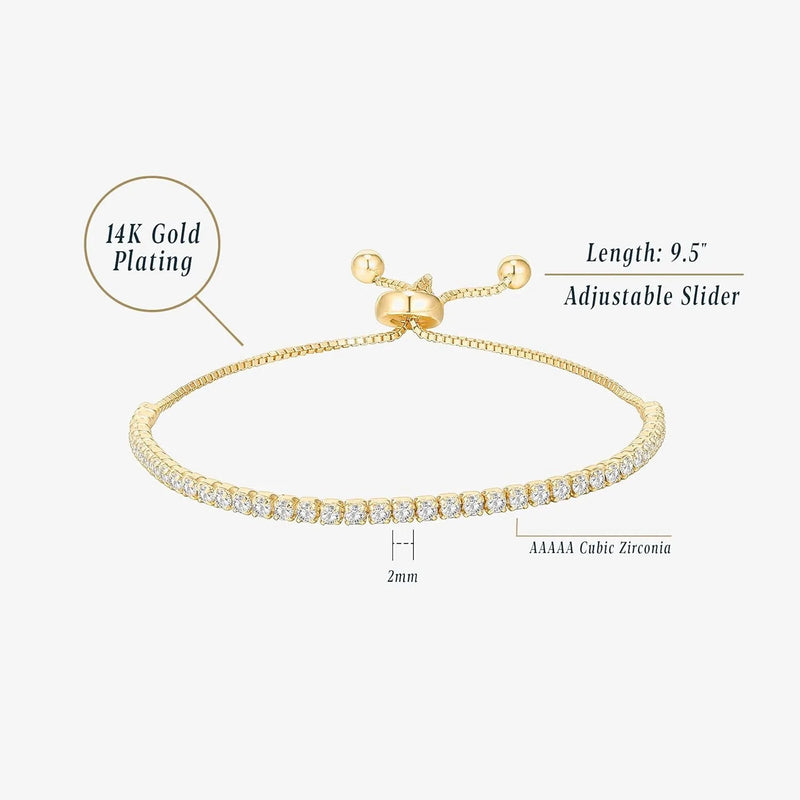 Classic Tennis Bracelet with Cubic Zirconia