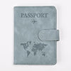 PU Leather Passport Holder with Credit Card Slots
