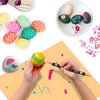 Dual-Tip Acrylic Paint Markers Set for Art and Craft Projects