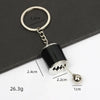 Gearbox Keychain with Turbo Hub and Brake Disc Pendant