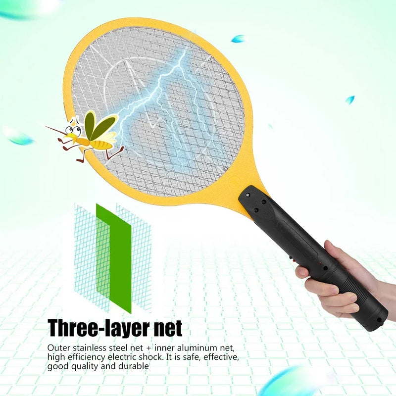 Cordless Rechargeable Electric Bug Zapper Racket