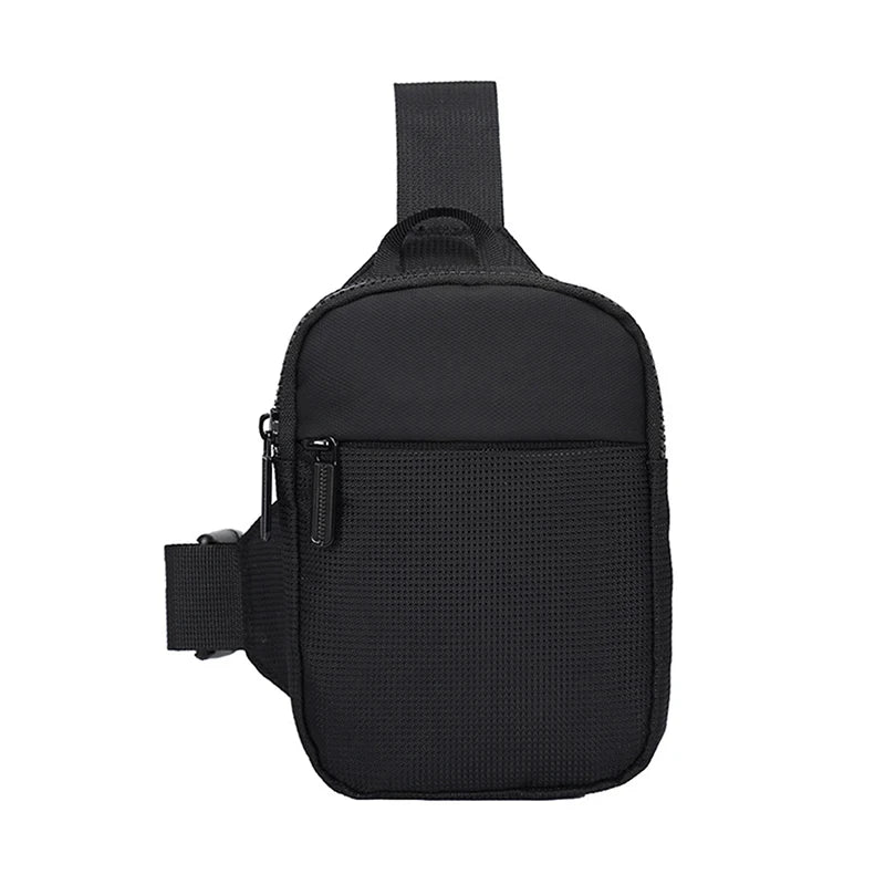 Mini Sling Crossbody Bag - Waterproof Nylon Chest Pack