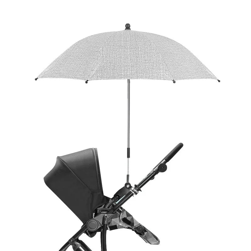 UV Protection Stroller Umbrella with Adjustable Clamp