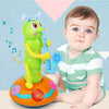 Musical LED Dancing Caterpillar Toy with Saxophone Handle