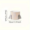 A light beige foldable insulated foot soak tub with a removable lid and handles.