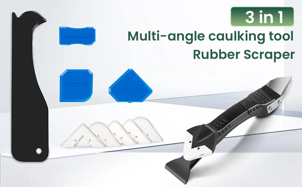 9-Piece Silicone Caulk Finishing & Grout Smoothing Tool Kit