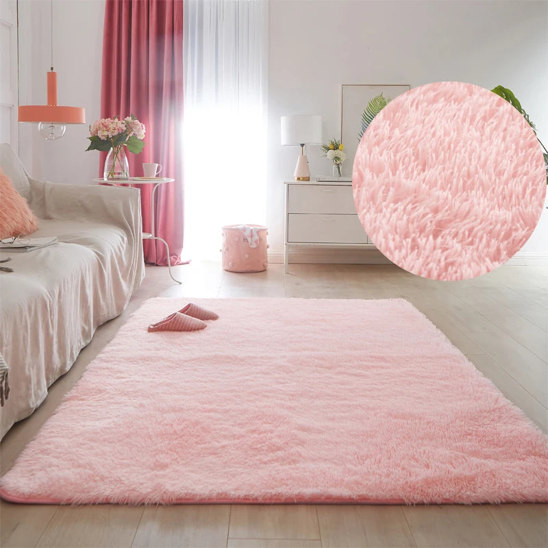 Plush Shag Area Rug – Soft, Cozy, and Modern