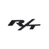 Black metal grille emblem featuring the stylized 'R/T' logo.