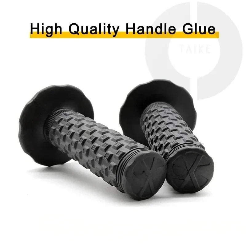 High quality handle glue product showing black motorcycle handlebar grips for dirt bikes