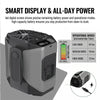 Rechargeable Waist Clip Fan with Power Bank & LED Light