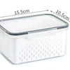 Contenedor de Almacenamiento para Frutas y Verduras con Colador Extraíble