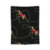 Grinch-Themed Coral Fleece Throw Blanket