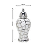 Nordic Ceramic Electroplated Tabletop Vase