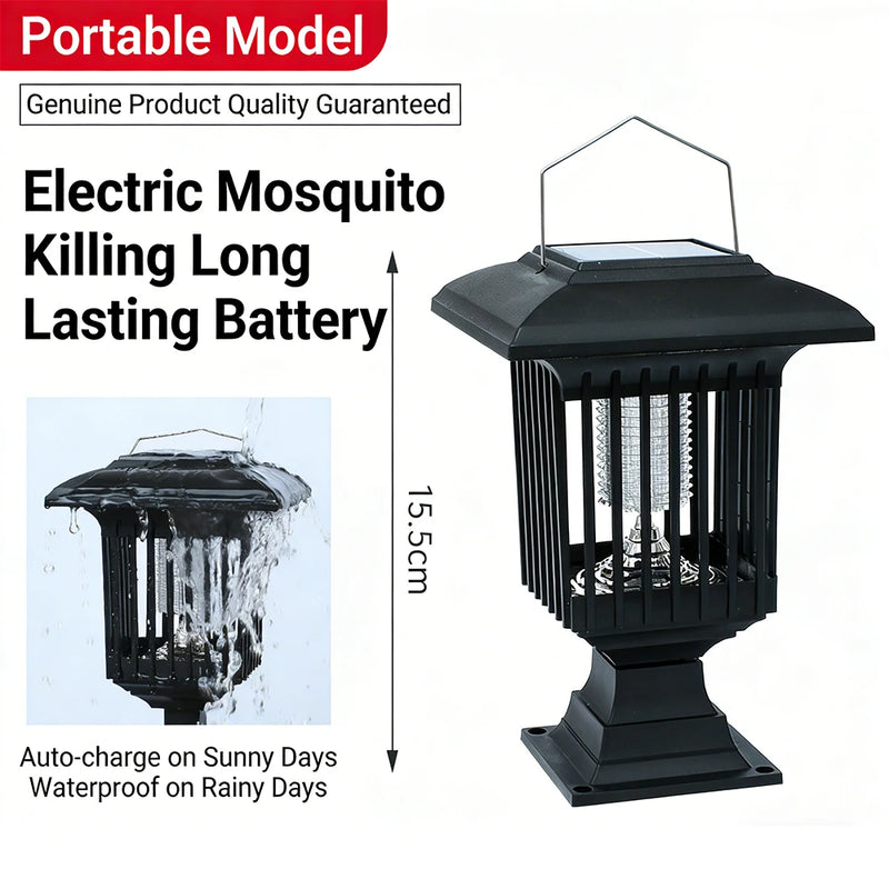 Solar-Powered Mosquito & Insect Zapper