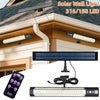Solar Motion Sensor Security Flood Light with Remote