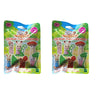A set of Sylvanian Families Mini Forest Costumes baby series featuring various animal figures and food accessories.