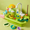 Juego de Fregadero de Cocina Interactivo para Niños con Agua Corriente