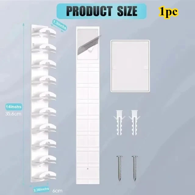 Wall-Mounted Hat Rack for Caps and Accessories