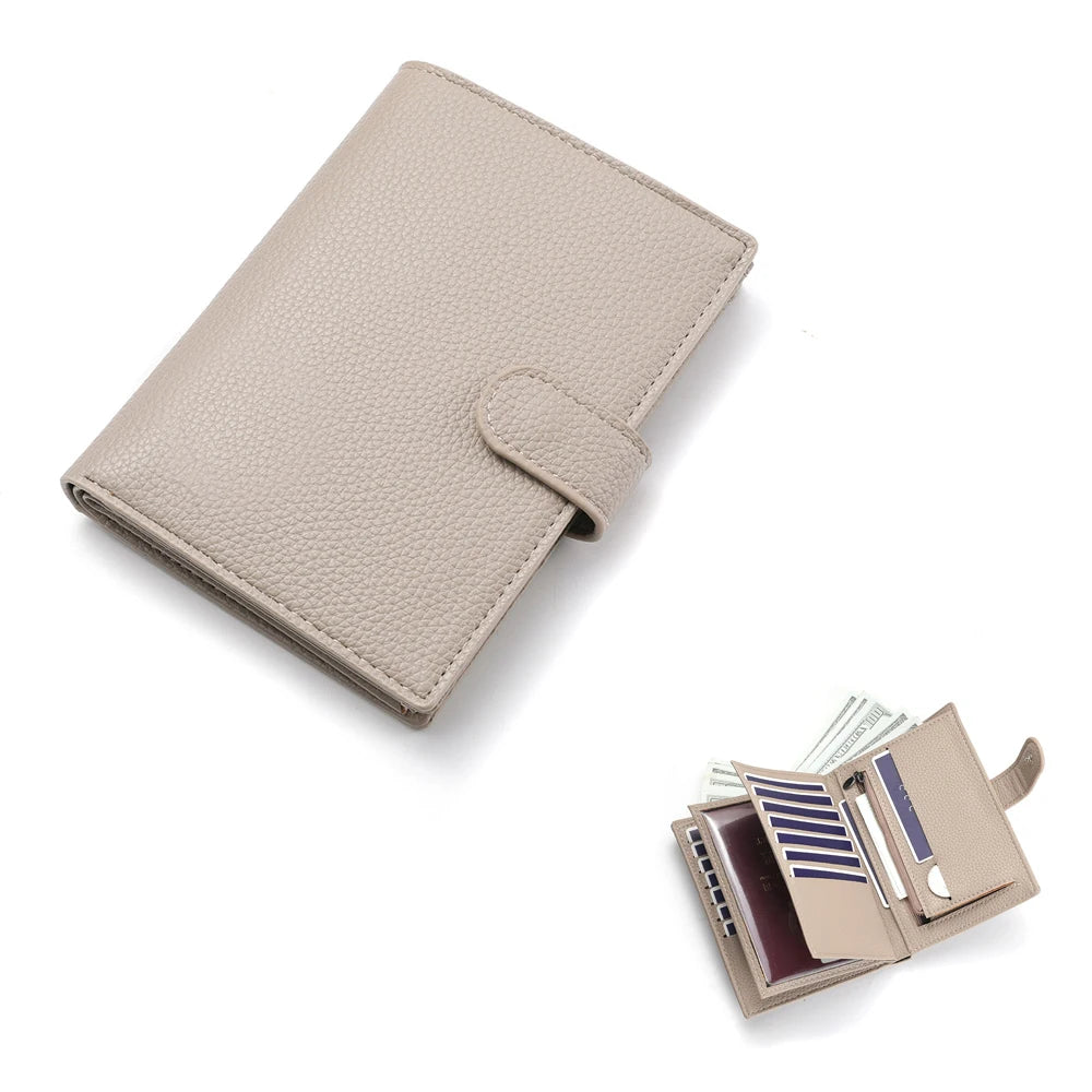Travel Passport Wallet with Multi-Card Holder