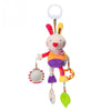 Musical Plush Animal Rattle & Teether Toy for Babies