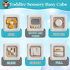 Montessori 6-in-1 Activity Cube for Toddlers – Sensory Busy Board & Learning Toy