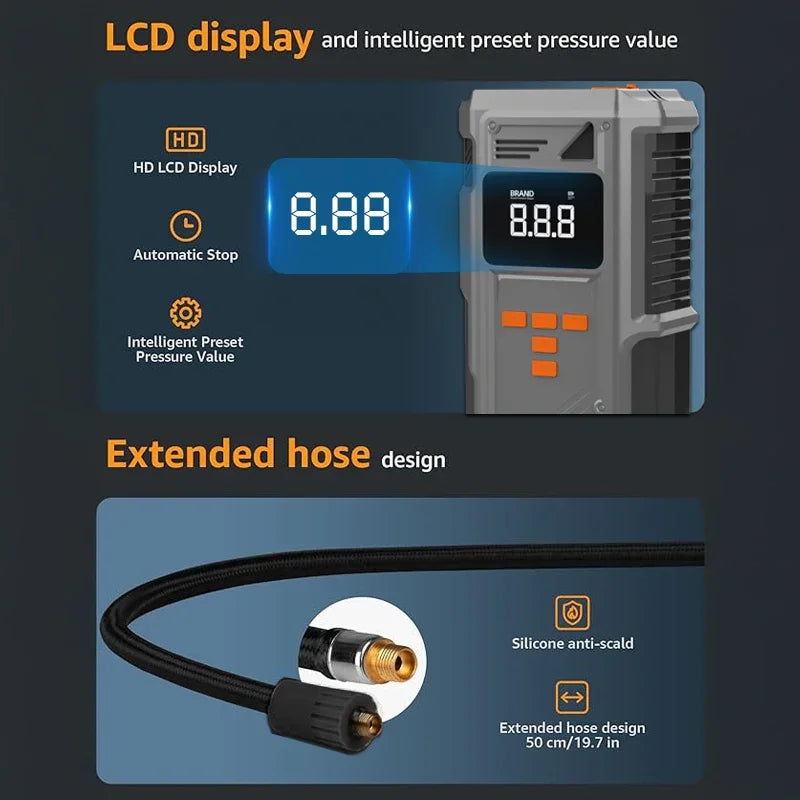 Portable Car Jump Starter & Tire Inflator