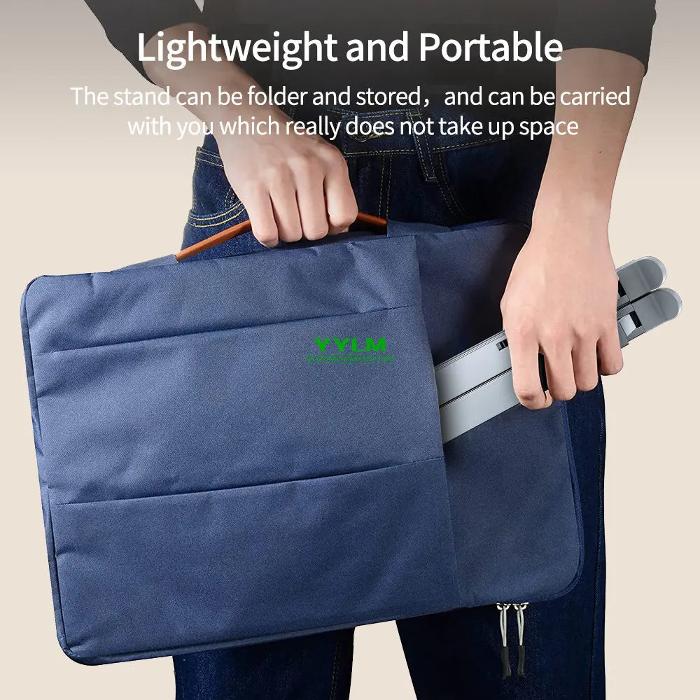 Adjustable Aluminum Laptop Stand with Cooling Design