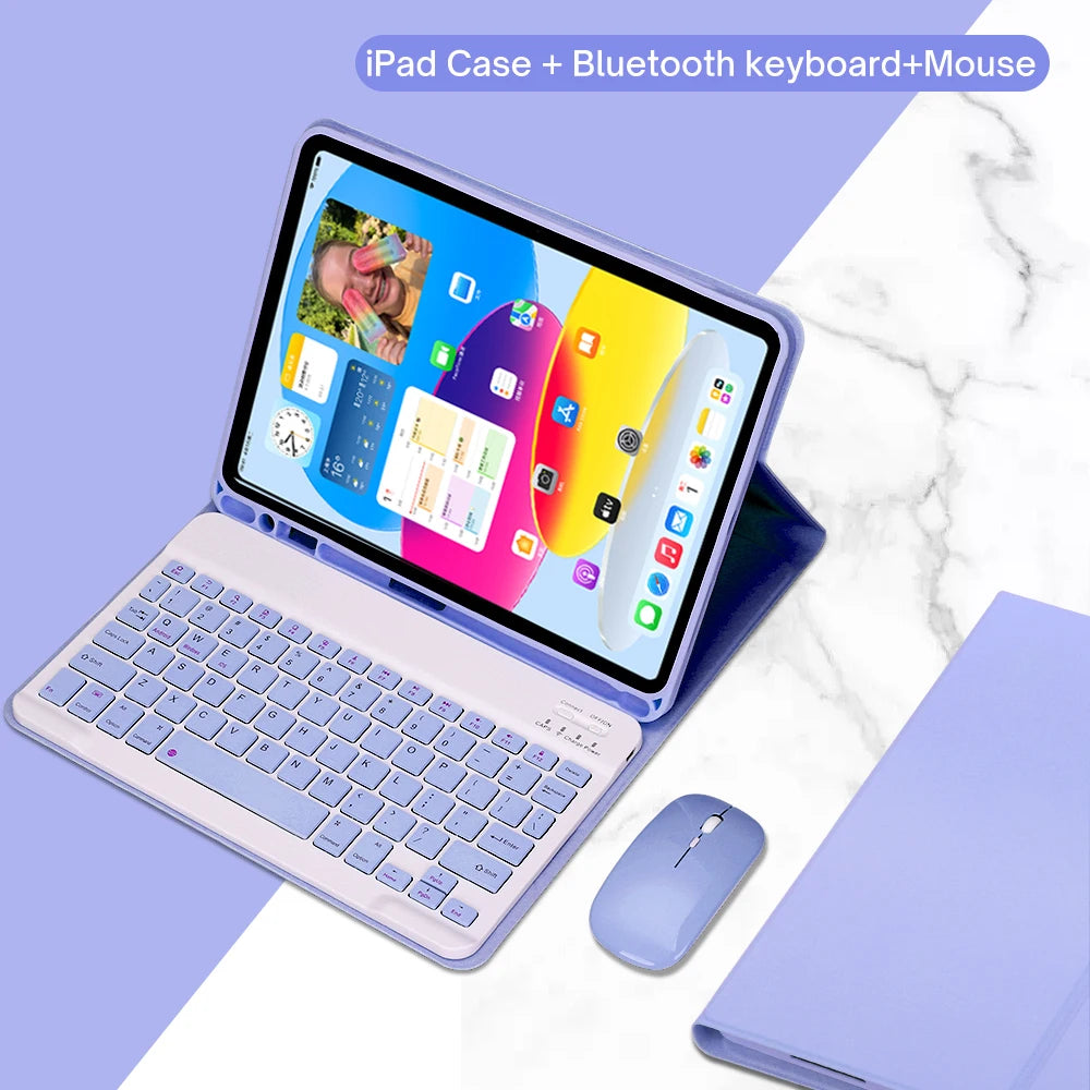 Detachable Keyboard Case for iPad 10th Gen and iPad 11th Gen (A16)
