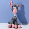 Squeaky Donkey Plush Dog Toy
