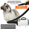 High-Power Pet Grooming Dryer with Adjustable Speed & Temperature