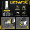 LED Fog Light Bulbs with 12,000 Lumens