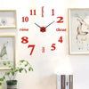 Modular 3D Number Wall Clock with Silent Movement