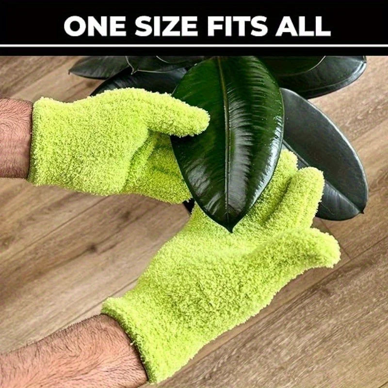 Stretchable Microfiber Dusting Gloves with Breathable Design
