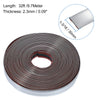 Roll of chrome car door edge guard trim strip with dimensions 32ft long and 2.3mm thick