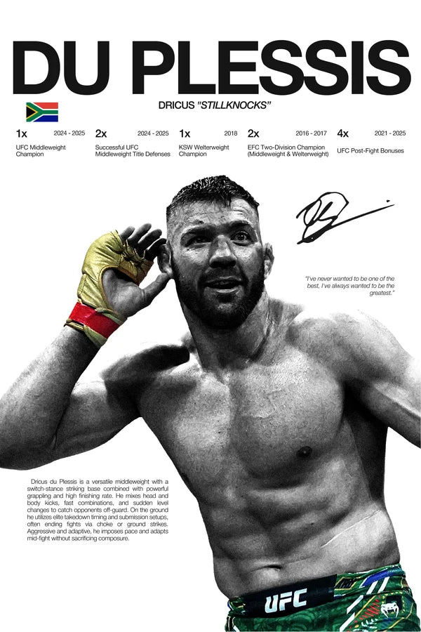 Martial Arts Legend Canvas Wall Art – Inspirational MMA Fighter Poster for Gym & Home