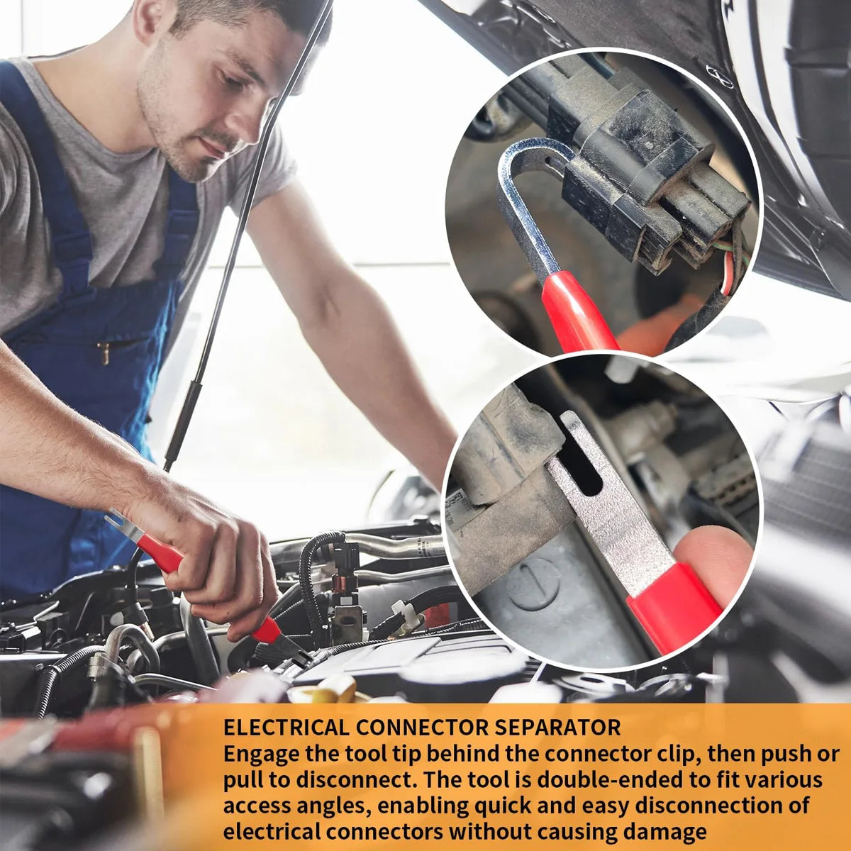 Automotive Connector Separator Pliers with Carbon Steel Build