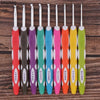 Ergonomic Crochet Hook Set with Felt Storage Roll