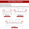 Printed L-Shape Sofa Cover with Elastic Edge