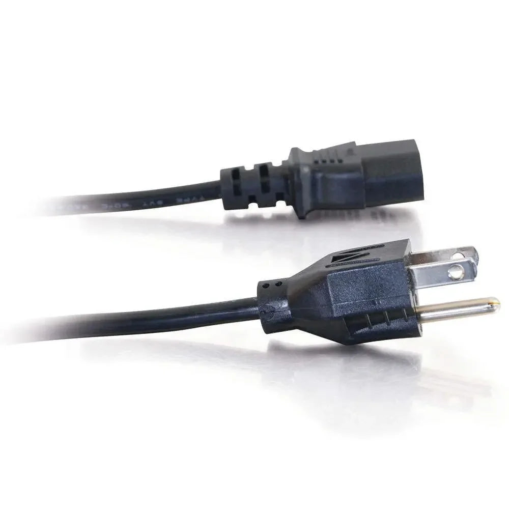 Standard 3-Pin Power Cord (5 ft) for Computers, Monitors & More