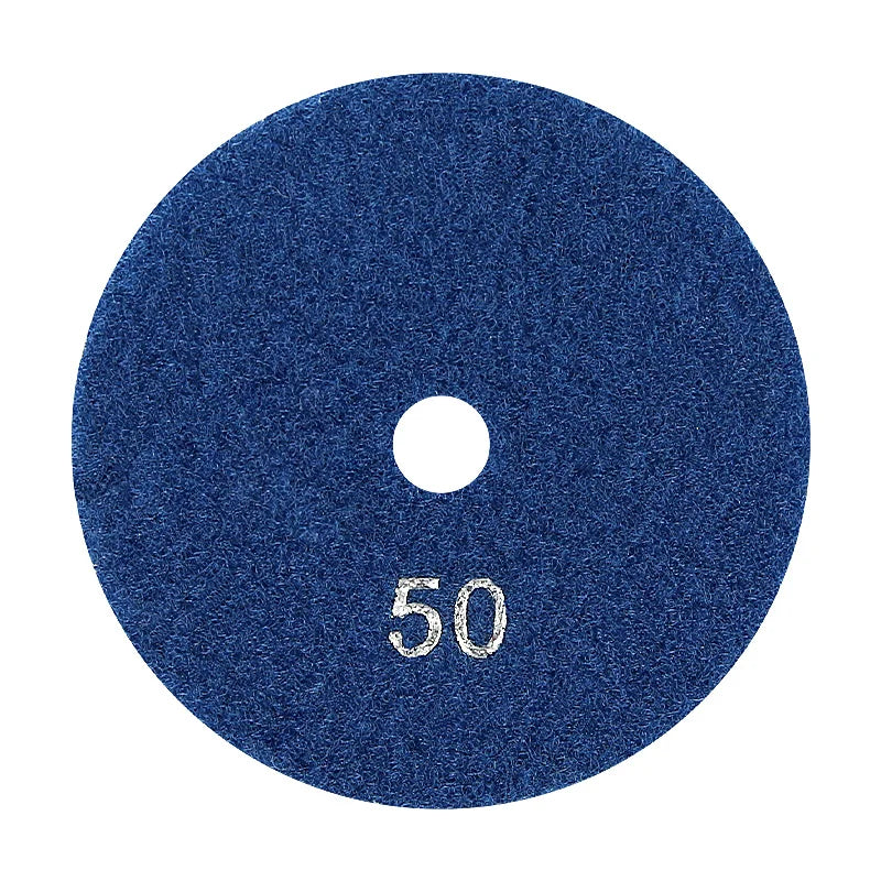 4-Inch Diamond Polishing Pads with Backer Pad (50-3000 Grit)